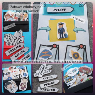 Zawody. Zabawa edukacyjna "Dopasuj zawód"