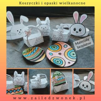 GRATIS! Mini zestaw wielkanocny. Koszyczki, opaski, pisanki.