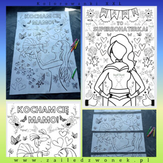 Kolorowanki XXL - Mama
