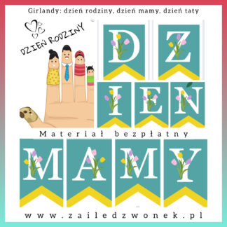 Girlanda - Dzień Rodziny / Dzień Mamy/Taty