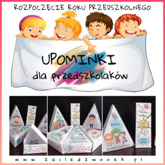 Upominki dla przedszkolaków. Rozpoczęcie roku