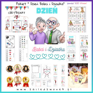 Dzień Babci i Dziadka - pakiet materiałów - 160 stron