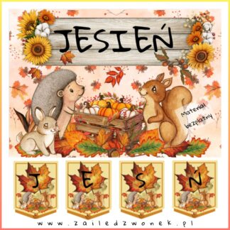 GRATIS! Girlanda JESIEŃ + tabliczka