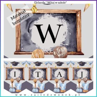 GRATIS! Girlanda "Witajcie w szkole!"