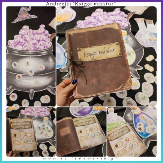 "Księga mikstur"- odnajdź, wymyśl, ułóż według wzoru.