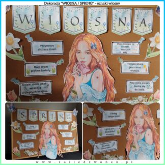 Dekoracja wiosenna - "WIOSNA / SPRING"