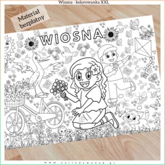 GRATIS - Kolorowanka XXL Wiosna