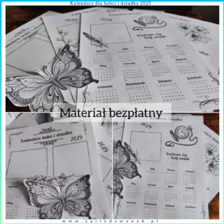 GRATIS! Kalendarz dla babci i dziadka 2025