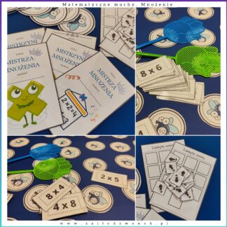 Matematyczne muchy. Mnożenie w zakresie 100.