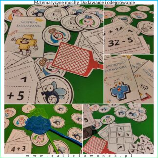Matematyczne muchy. Dodawanie i odejmowanie w zakresie 100.