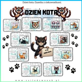 Dzień Kota. Gazetka z ciekawostkami