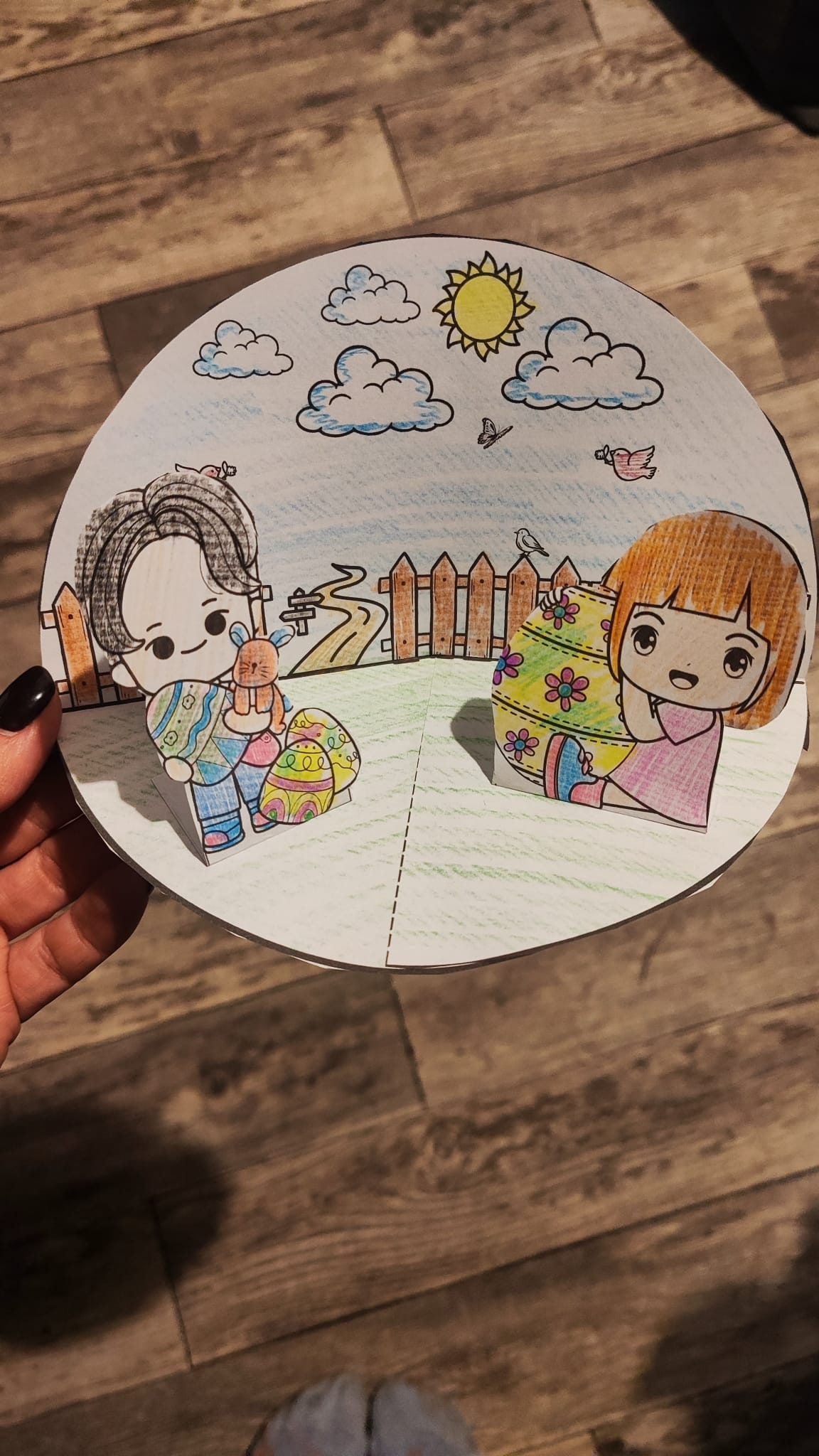 Wielkanoc - przestrzenna praca plastyczna 3D - obrazek 2