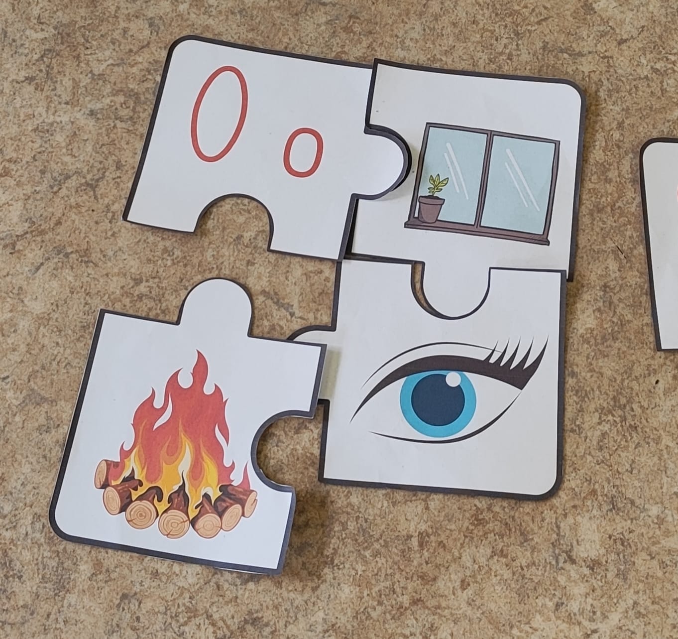 Alfabet - puzzle XL szkoła - Litery pisane - obrazek 5