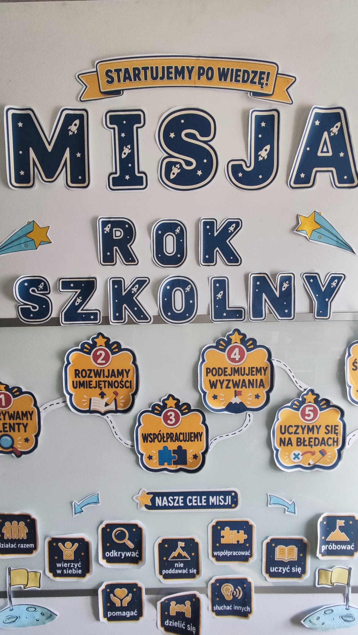 Gazetka/dekoracja. Misja: nowy rok szkolny. - obrazek 2